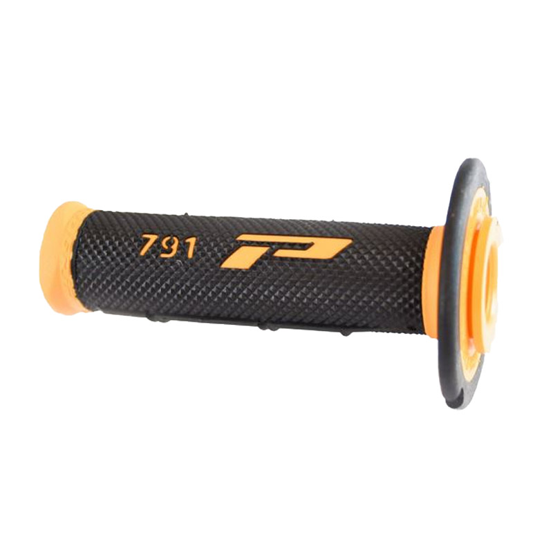 Manopole Progrip 791 DD Closed End nero arancio