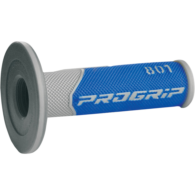 Manopole Progrip 801 DD Closed End grigio blu