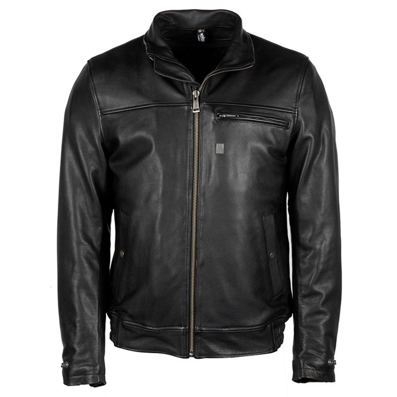 Helstons Leather Jacket Benny Rag Nero HS-2021054-NO Jackets | MotoStorm
