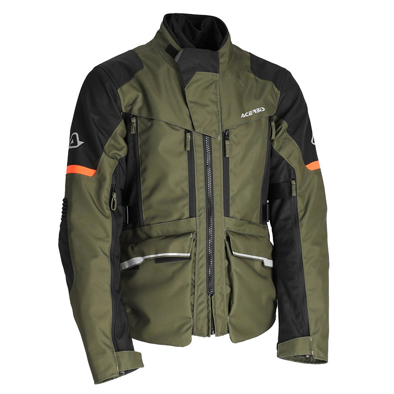 Giacca Acerbis CE X-Rover verde arancio