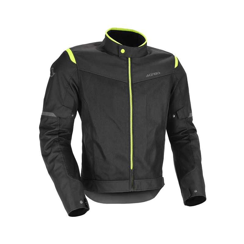 Giacca Acerbis CE Ramsey Vented 2.0 nero giallo