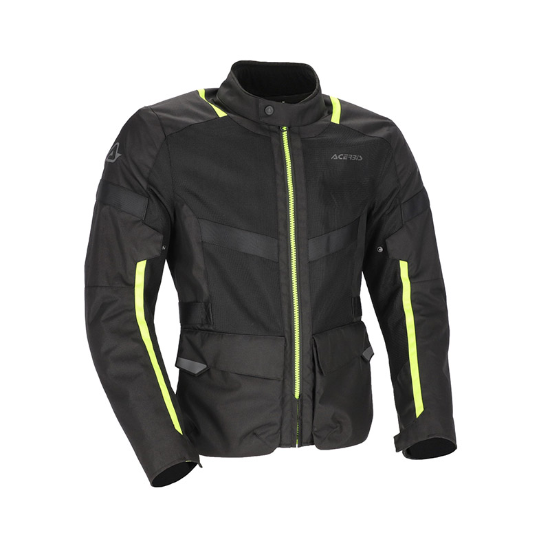 Acerbis Ramsey Vented Long Jacket Black Yellow