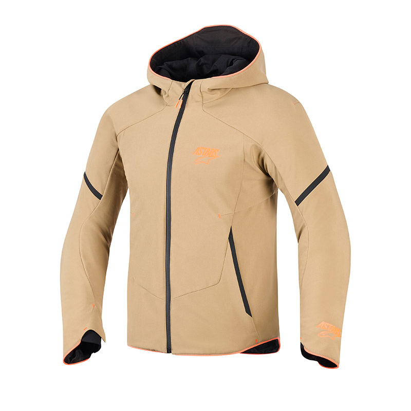 Alpinestars Aeroshell WP Jacke khaki orange
