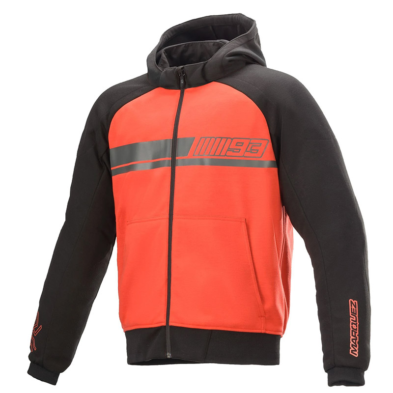 Felpa Alpinestars Aragon Rosso Nero | MotoStorm