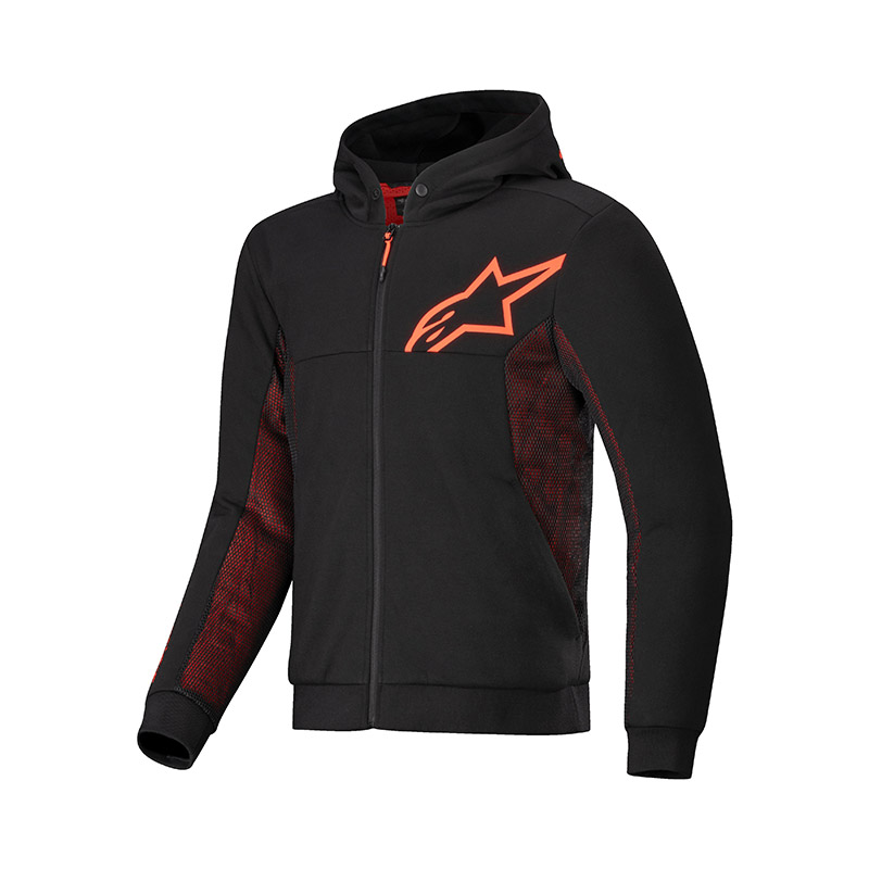 Alpinestars Chrome Air Sport Hoodie Black Red