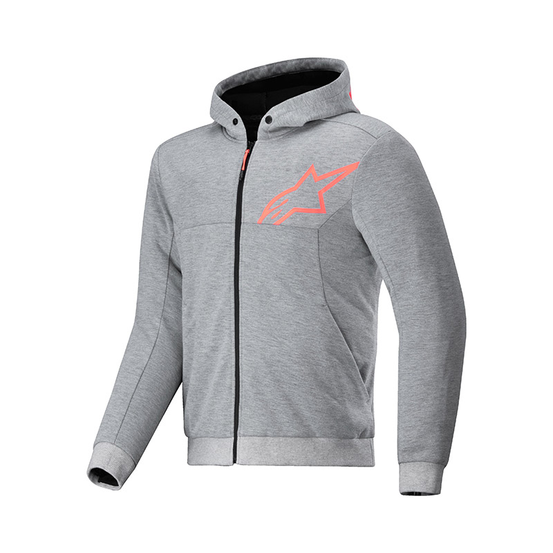 Alpinestars Chrome V2 Sport Hoodie grau rot