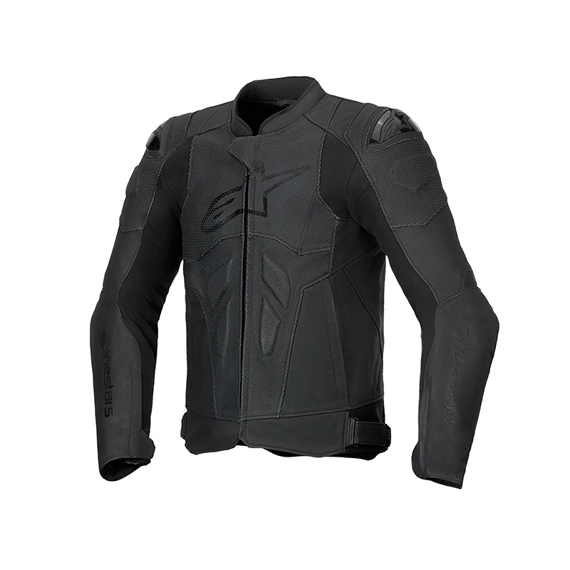 Giacca Pelle Alpinestars Dusk Airflow nero