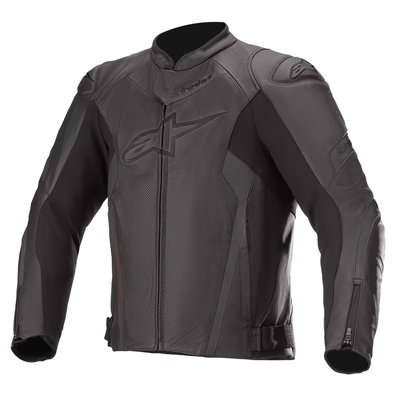 Giacca Pelle Alpinestars Faster Airflow V2 nero