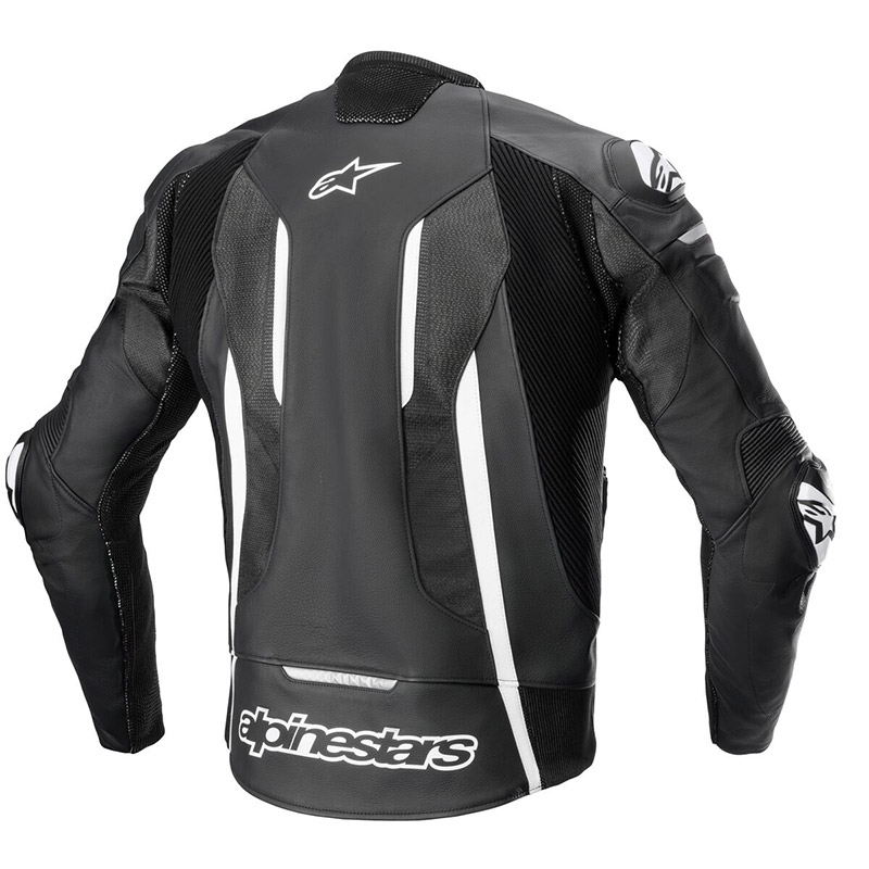 Alpinestars Fusion Leather Jacket Black White A31030221022 Jackets ...