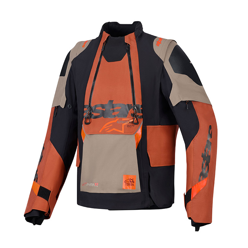 Chaqueta Alpinestars Halo Pro Drystar XF Laminated walnut