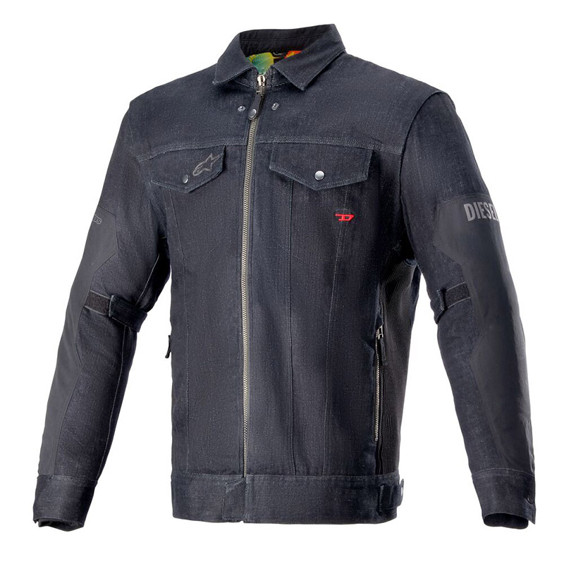 Giacca Alpinestars AS-DSL Kentaro rinse blu nero