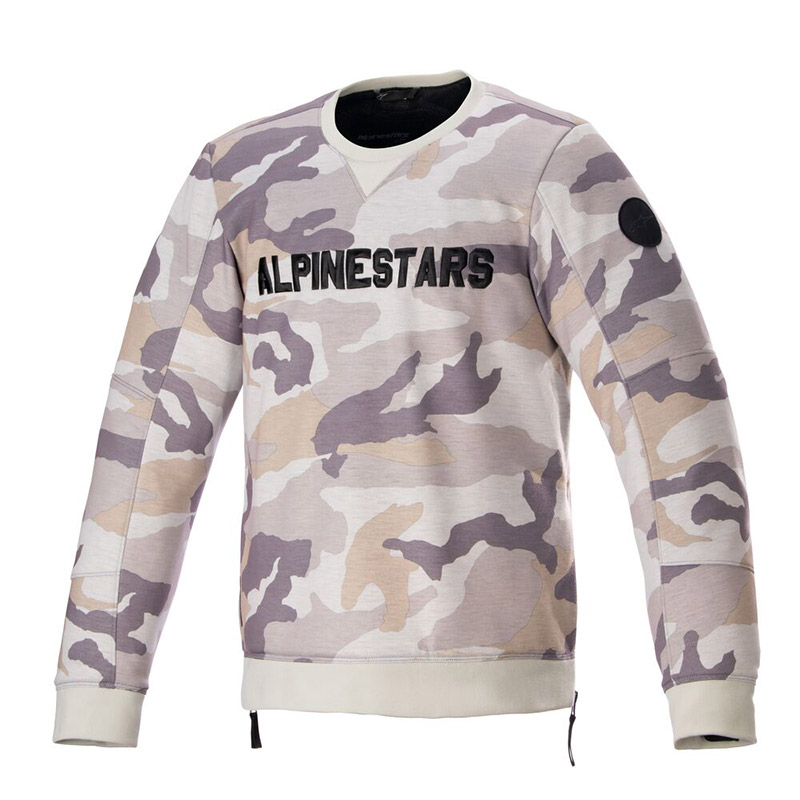 Felpa Alpinestars Legit Crew grigio camo