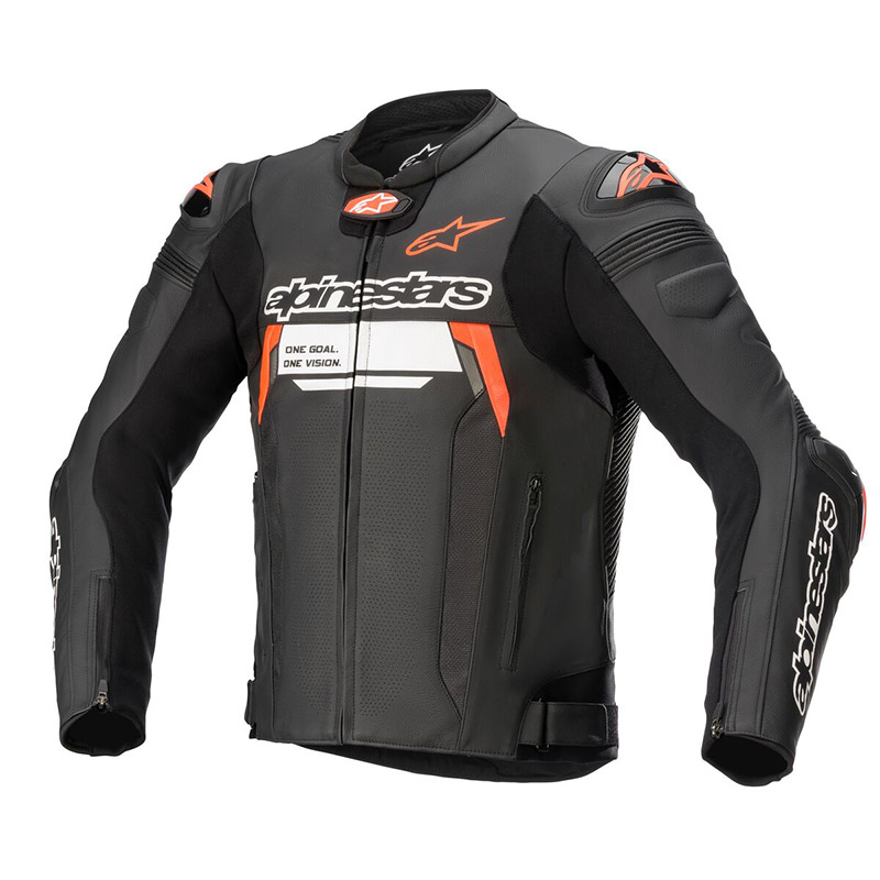 Giacca Pelle Alpinestars Missile V2 Ignition rosso