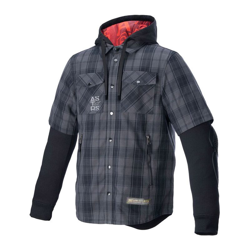 Giacca Alpinestars MO.ST.EQ Tartan nero