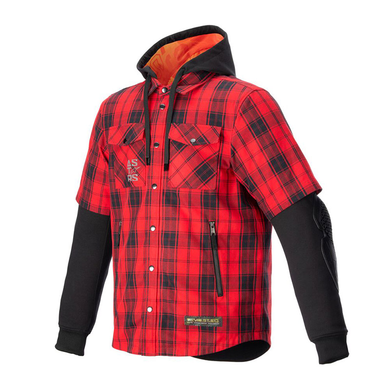 Giacca Alpinestars MO.ST.EQ Tartan rosso