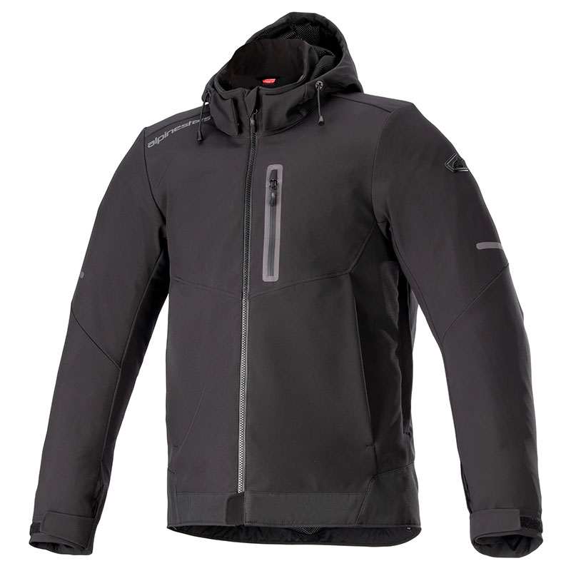 Alpinestars Neo Waterproof Hoodie Black A42080231100 Jackets | MotoStorm