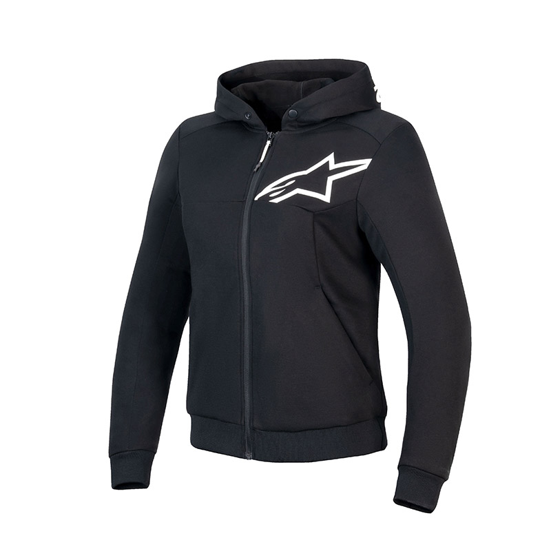 Sweat à capuche Alpinestars Stella Chrome V2 Sport noir