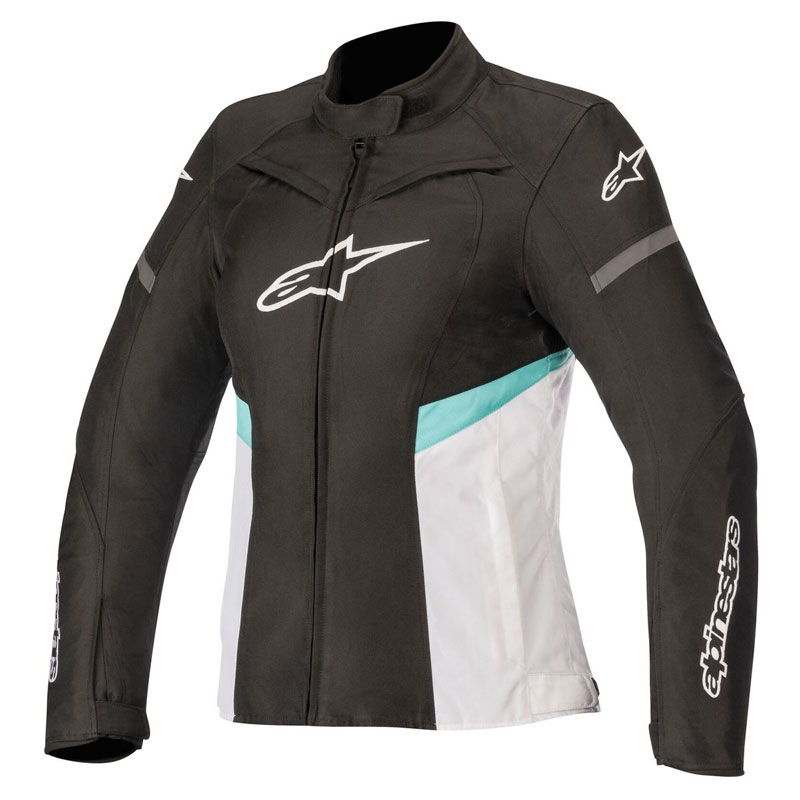 Giacca Alpinestars Stella T-Kira Wp nero bianco azzurro