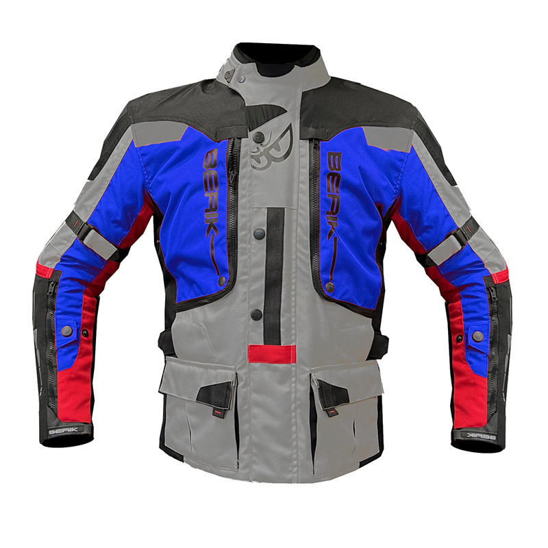 Giacca Berik Adventure royal blu rosso