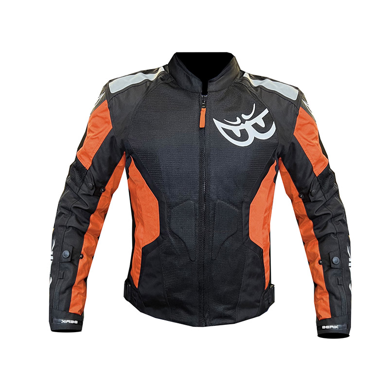 Blouson Berik Mesh Air noire orange