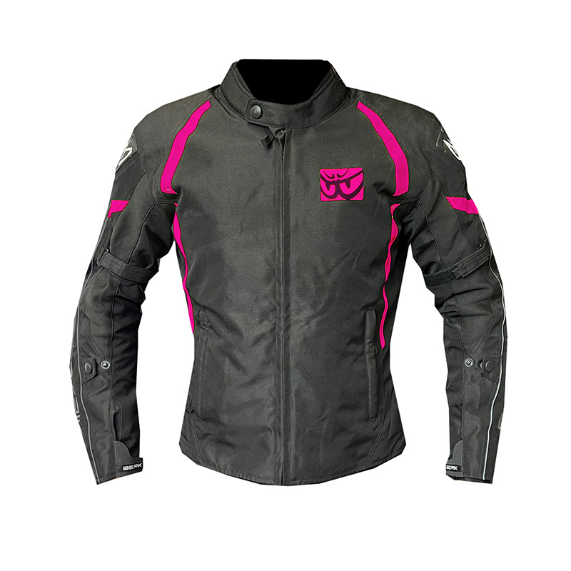 Giacca Donna Berik Nylon nero fuchsia
