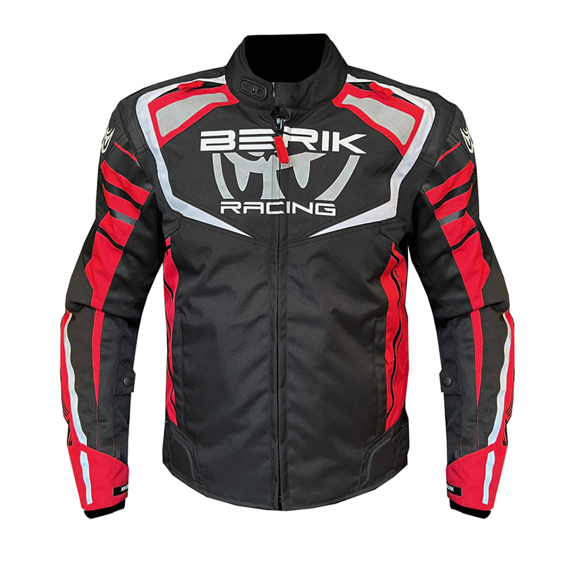 Giacca Berik Supersport nero rosso fluo