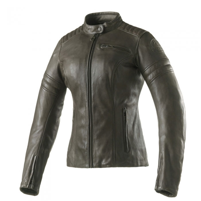 Clover Bullet Pro Leather Lady Jacket Olive CLV-1802-OLIVE Jackets ...