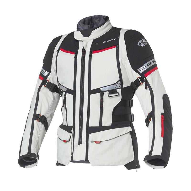 Clover Gts-5 Wp Jacket Grey CLV-17003-NGR Jackets | MotoStorm