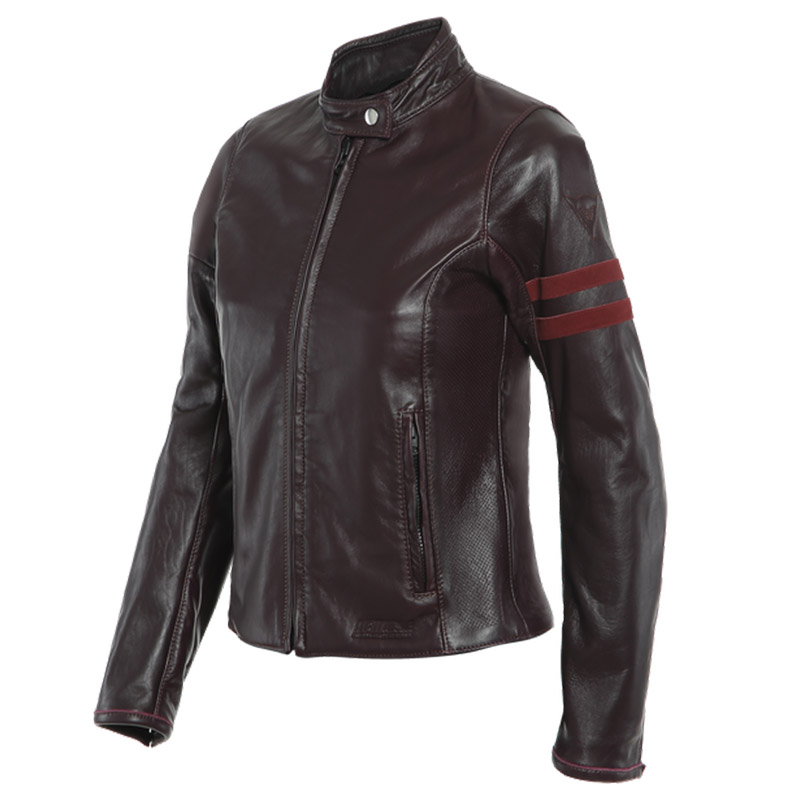 Giacca Pelle Dainese Arielle D72 viola donna