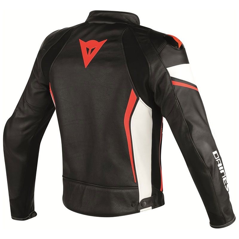 Dainese Assen Perforated Leather Jacket Red DA1533761-N32 Jackets ...
