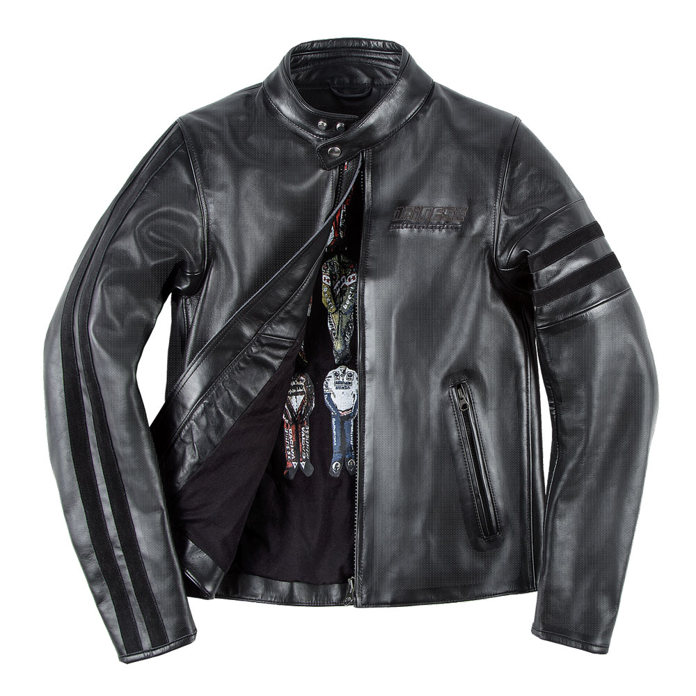 Dainese Freccia72 Perforate Leather Jacket Black Da1533803 631 Dainese Freccia72 Perforate Leather Jacket Black Zoom