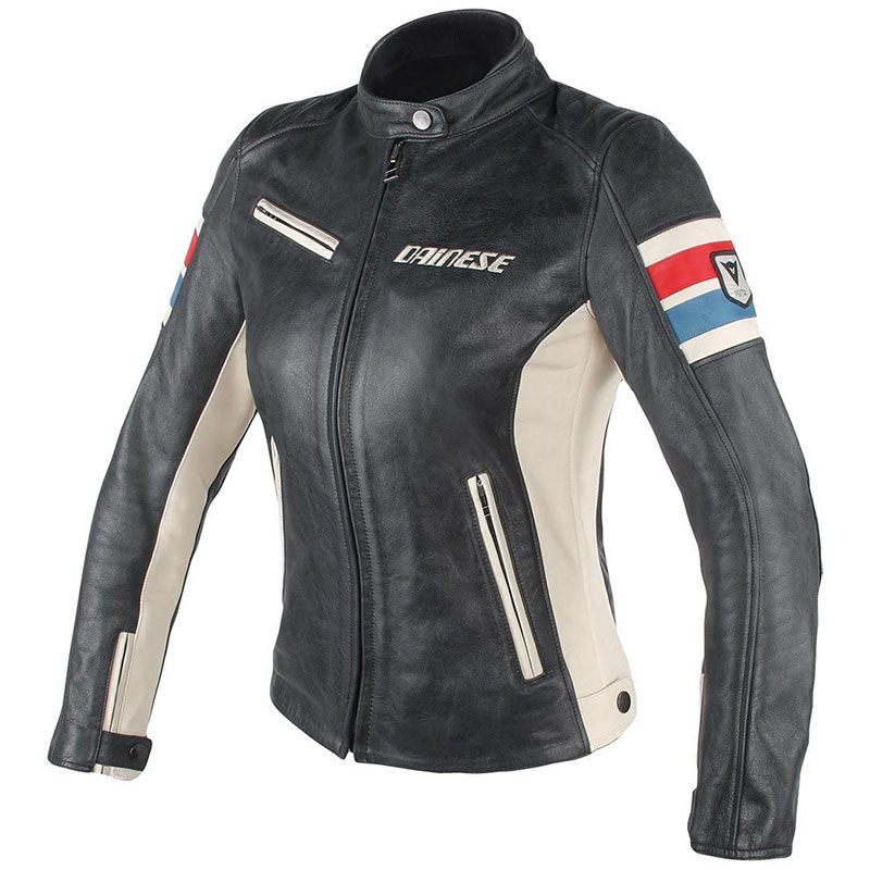 Dainese Lola D1 Lady Leather Jacket Black Ice Red Blue Motostorm Dainese Lola D1 Lady Leather Jacket Black Ice Red Blue