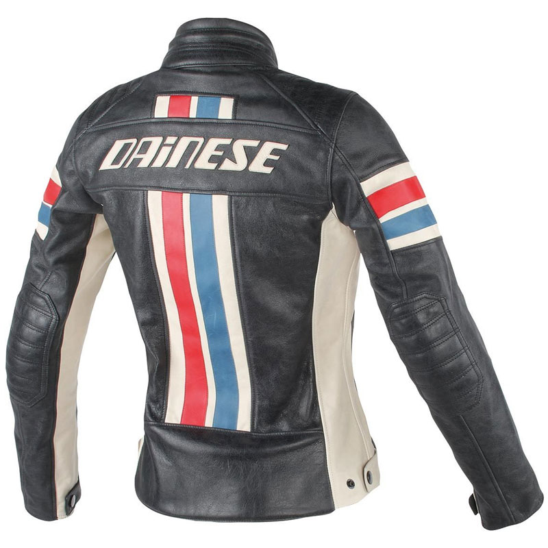 Dainese Lola D1 Lady Leather Jacket Black Ice Red Blue Motostorm Dainese Lola D1 Lady Leather Jacket Black Ice Red Blue 2