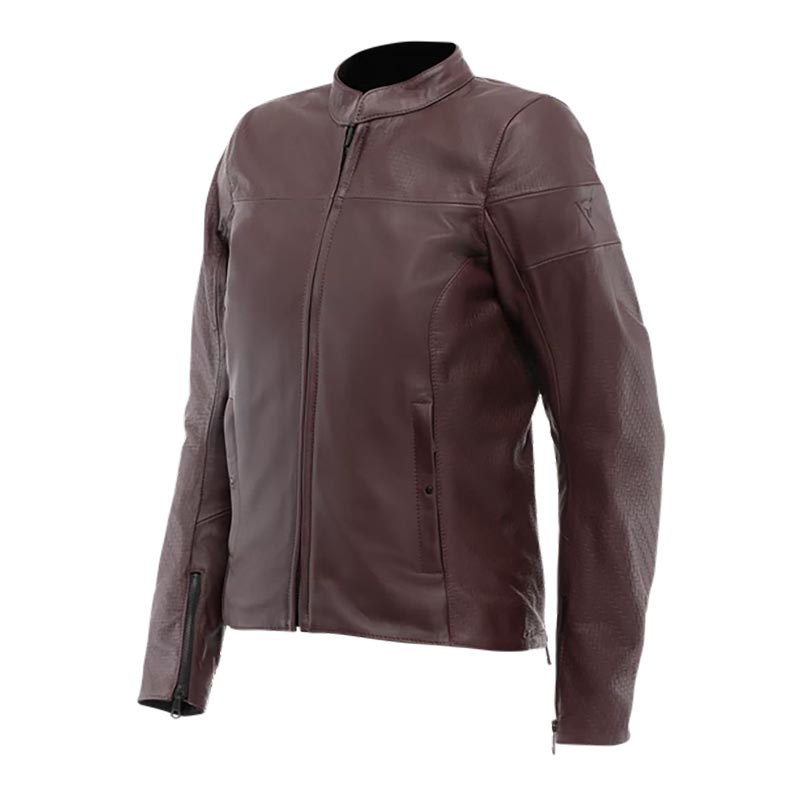 Giacca Pelle Dainese Itinere bordeaux