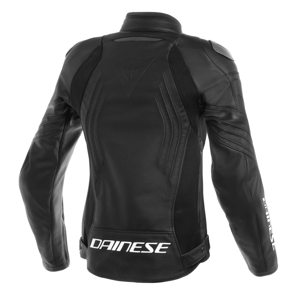 Dainese Racing 3 Perforated Lady Leather Jacket Black DA2533789691 Jackets MotoStorm