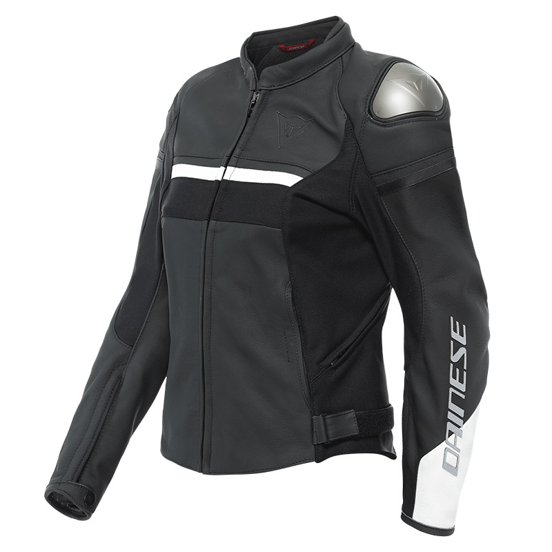 Dainese Rapida Lady Leather Jacket Black White DA2533874-22A Jackets ...