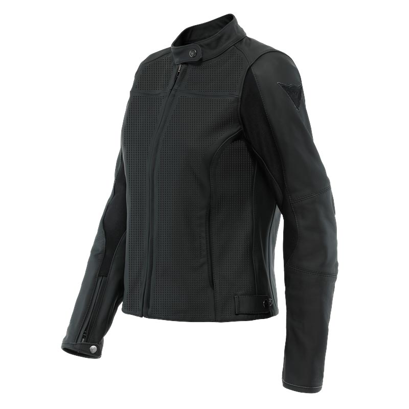 Giacca Pelle Donna Dainese Razon 2 Perforated nero