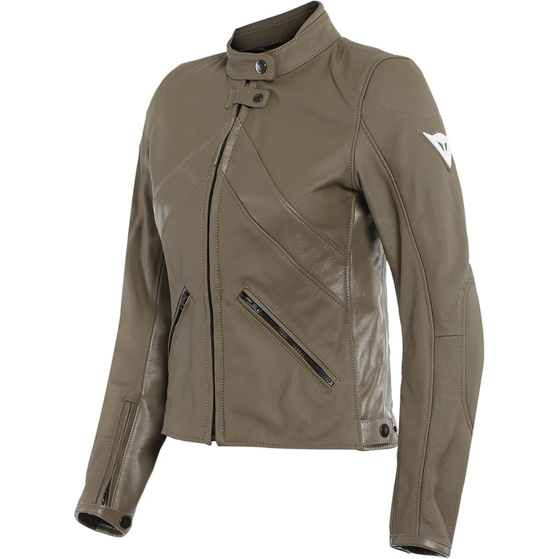 Giacca Pelle Donna Dainese Santa Monica marrone