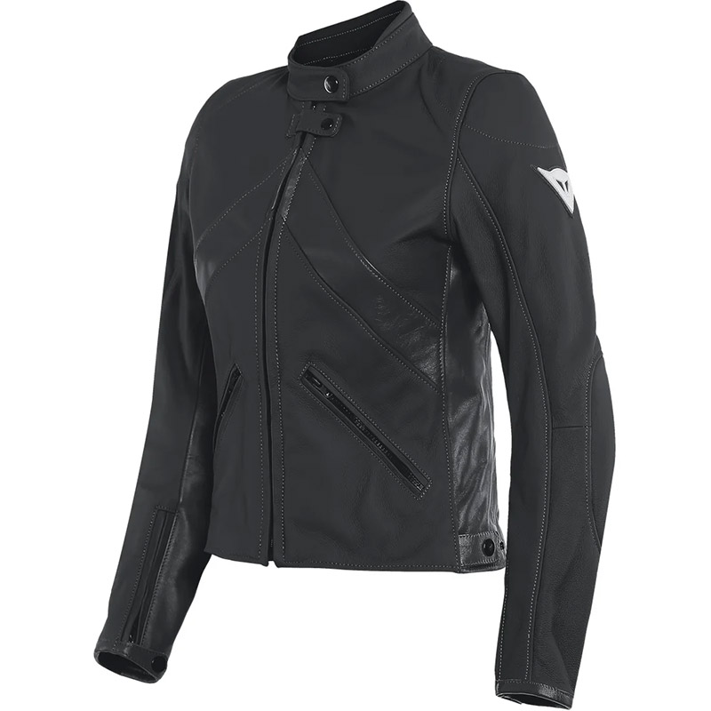 Giacca Pelle Donna Dainese Santa Monica nero