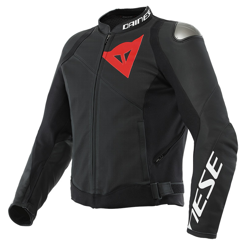 Giacca Pelle Dainese Sportiva Perforated nero