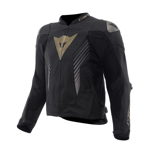 Dainese Super Speed 5 Perforated Jacket Black Gold