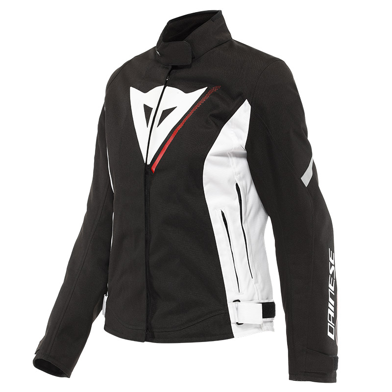 Giacca Donna Dainese Veloce D-Dry bianco rosso