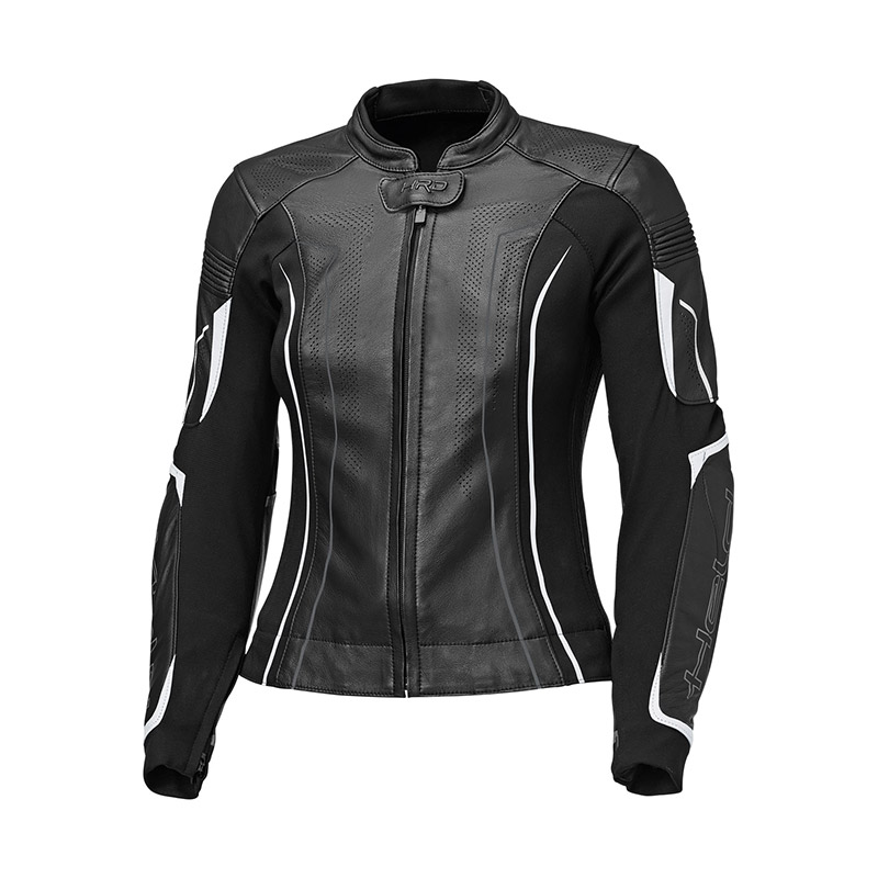 Blouson en Cuir Femmes Held Debbie 3 noir blanc