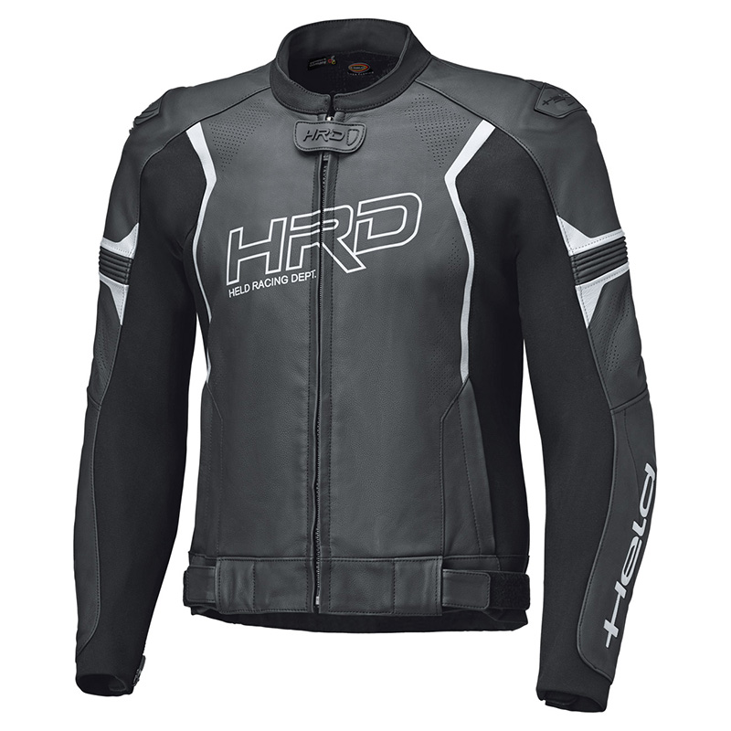 Giacca Pelle Donna Held Street Rocket 4 bianco