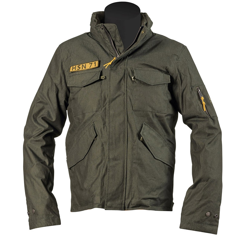Helstons Commando Jacket Kaki HS-2020021-K Jackets | MotoStorm