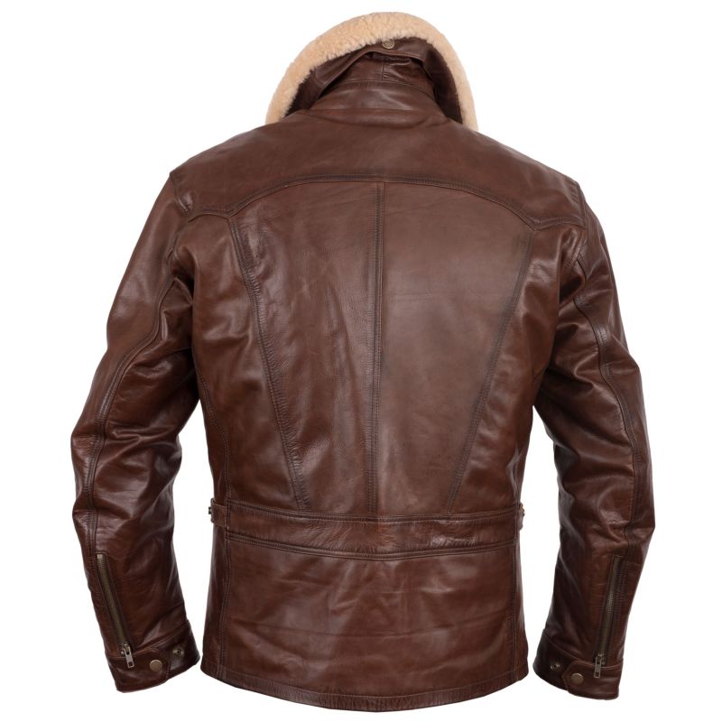 Helstons Mustang Leather Jacket Brown