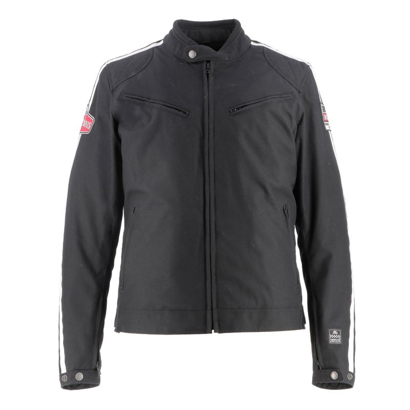 Giacca Helstons Racing Motul nero bianco