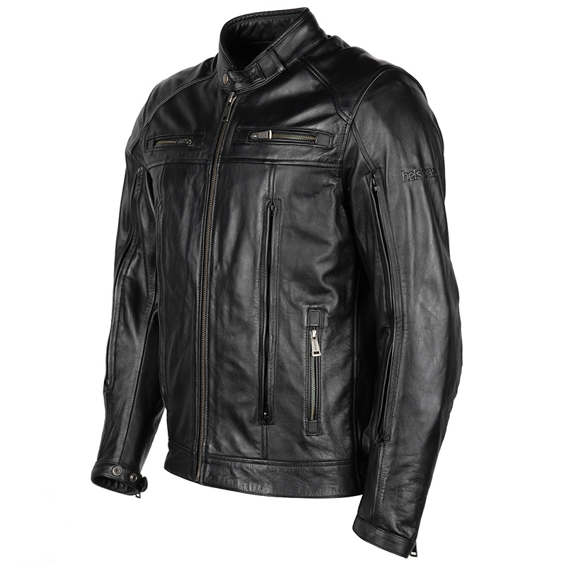 Giacca Pelle Helstons Vento Air nero