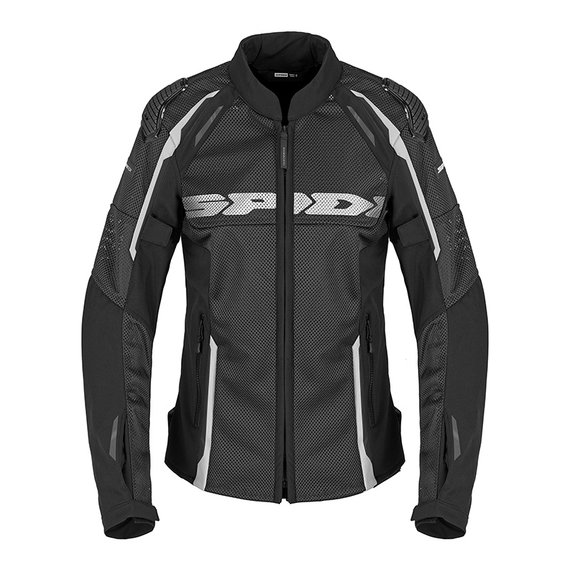 Spidi Race Warrior 2 Net Lady Jacket Black White