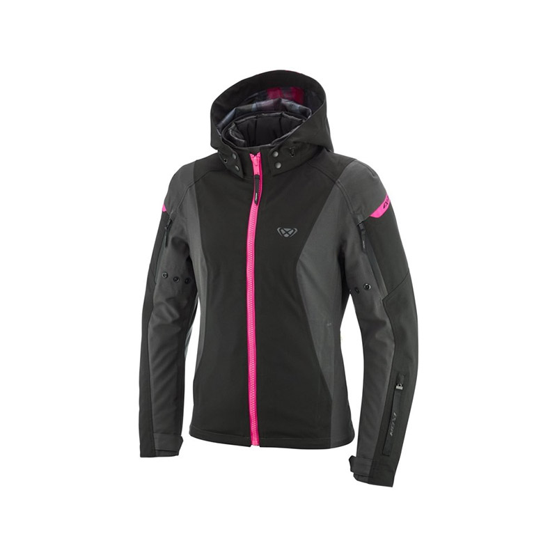 Ixon Burning Lady Jacket Anthracite Pink